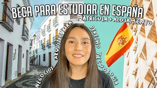 BECAS para ESTUDIAR en ESPAÑA 🇪🇸 negocios arquitectura etc  100 MATRÍCULA  ALOJAMIENTO [upl. by Cohl295]