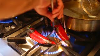 istanbul street food  turkish tapas roasted peppers and eggplant with yogurt  turkey street food [upl. by Tirrag616]