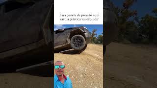 Cybertruck na trilha sera que ele e 4x4 mesmo Acho que nao em car 4x4 automobile offroad [upl. by Nailliw458]