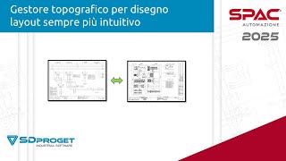 Gestore topografico per il disegno layout del quadro sempre più intuitivo  SPAC Automazione 2025 [upl. by Sinnylg]