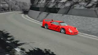 Ferrari F40 Street Tyres  Tsuchikata time attack [upl. by Maclay]