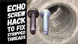 STRIPPED THREADS THIS MECHANICS TRICK  HACK WILL SAVE YOU TIME MONEY AND LOTS OF FRUSTRATION [upl. by Aikemot673]