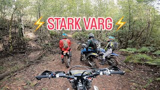 HARD ENDURO DAY OUT WITH A ⚡️STARK VARG⚡️ I FINALLY GOT TO RIDE ONE 🚀 [upl. by Freeman]