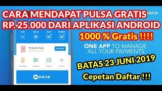 GRATIS  CARA DAPAT PULSA GRATIS BULAN JUNI 2019 DARI APLIKASI ANDROID  NO HOAX AYO BUKTIKAN [upl. by Selemas]