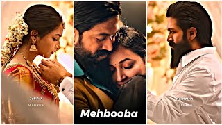 Mehabooba Fullscreen Whatsapp Status  Mehbooba Song Status  KGF 2  Yash amp Shrinidhi  Love Status [upl. by Werna]