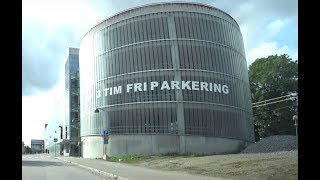 Sweden Stockholm Gallerian Sickla PHus  parking house [upl. by Hairim294]