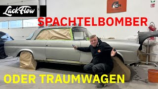 Wir messen die Schichtstärke und beginnen am Mercedes W111 [upl. by Lenahc]