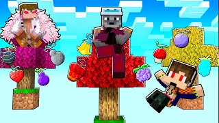 APENAS um BLOCO de ONE PIECE mas LOGIA vs ZOAN MITICA vs PARAMECIA no MINECRAFT [upl. by Amity]