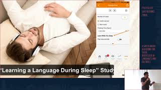 Can you learn a language while sleeping  Luca Sadurny  PG 2018 [upl. by Eiramnna]