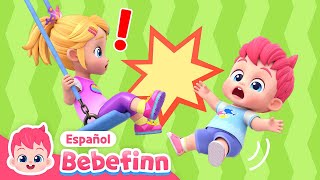 Seguridad en el Parque  Cuidados Diarios  Canciones Infantiles  Bebefinn en español [upl. by Hakvir]