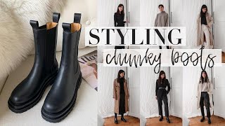 HOW TO STYLE CHUNKY BOOTS 2021 Trend [upl. by Cychosz393]