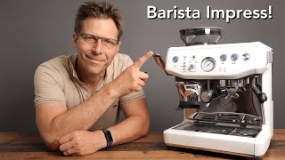 Breville Barista Express Impress Amazons Best Selling Integrated Tamper Espresso Machine [upl. by Benji]