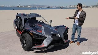 2018 Polaris Slingshot Grand Touring LE Test Drive Video Review [upl. by Lexie940]