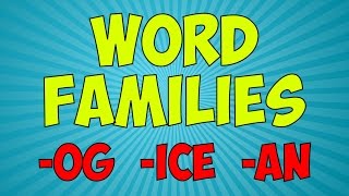 Workout With The Word Families 2  Word Family Song  Jack Hartmann [upl. by Ahsetra]