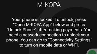 HOW TO UNLOCK MKOPA LOCKED NOKIA C32 C22G21 PHONES USING THE SERVICE CODE 2024 NO PC AND RELOCK [upl. by Puto]