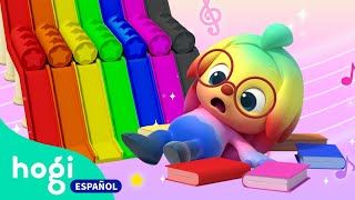 TODO Canciones de Colores  Toboganes Libros y Estrellas  Aprende los Colores  Hogi en español [upl. by Hapte]