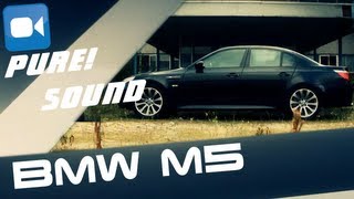 BMW M5 E60 50 V10 PURE Acceleration Sound [upl. by Oaht]