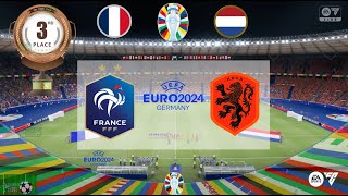 FRANCIA vs PAÍSES BAJOS ⚽ TERCER PUESTO ⚽ EURO 2024 ⚽ EA FC24 ⚽ PSD1EZ ⚽ [upl. by Wadsworth]