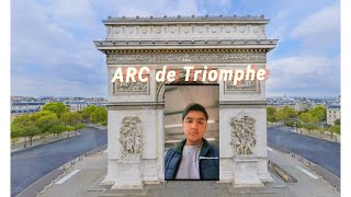 Arc de Triomphe  Paris  France 🇫🇷 Paris Vlogs [upl. by Grider]