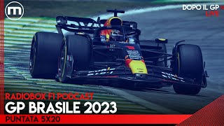 F1 il commento e lanalisi del GP BRASILE 2023 a INTERLAGOS  RadioBox LIVE PODCAST episodio 5x20 [upl. by Ankney]