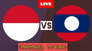 Indonesia U16 vs Laos U16 live soccer match Asia AFF U16 2024 [upl. by Asaeret]