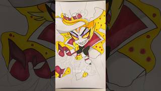 Drawing Lucifer from pencil sharpener waste hazbinhotel helluvaboss shorts [upl. by Fiel]