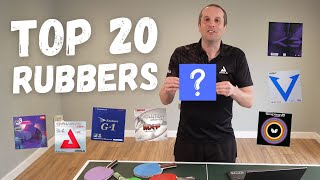 Top 20 most popular table tennis rubbers [upl. by Debbra]