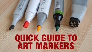 Beginners Guide to Art Markers [upl. by Ardnak]