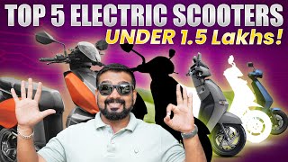 Top 5 Best EV Scooters In India Under Rs15 Lakh 🛵⚡ [upl. by Goldstein705]