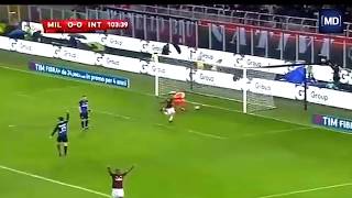 Goal Patrick Cutrone Milan vs Inter 10 Coppa Italia 27122017 HD [upl. by Matteo716]