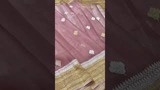 Banarasi organza saree at 1650 free ship [upl. by Reyotal]