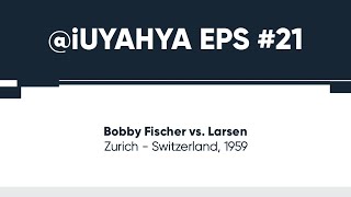 Bobby Fischer vs Larsen • Zurich  Switzerland 1959 [upl. by Ahselrak738]