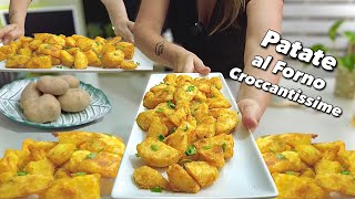 PATATE AL FORNO CROCCANTISSIME 🥔 super croccanti e super leggere [upl. by Goldia]