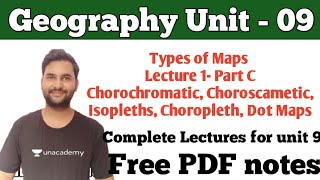 L3 Unit 9  Geographical Techniques Types of Maps Choropleth Chorochromatic Isopleth Maps  JRF [upl. by Mosera603]