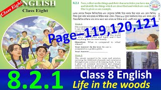 class 8 english chapter 821 page 119120121 2024  english class 8 119120121 page 821 [upl. by Claudina]