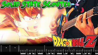 Solid State Scouter Metal Guitar Cover  Dragon Ball Z Kakarot Bardock  Tab [upl. by Friedlander]