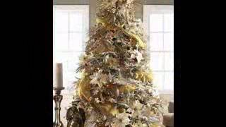 gold christmas tree decorating ideas [upl. by Weinhardt]