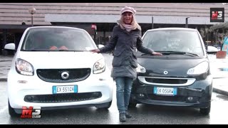 NEW SMART FORTWO 2015 VS SMART FORTWO 2012  TEST URBAN FIGTHERS [upl. by Daney43]