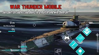 NEW Surcouf Submarine Hunter  War Thunder mobile [upl. by Ingemar108]