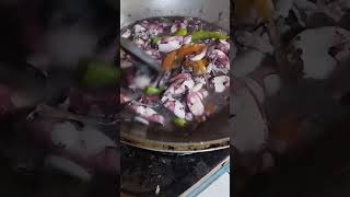 Pusit ginisa sa kamatis food cooking [upl. by Des]