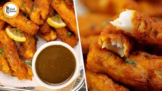 Restaurant Style Spicy Finger Fish Fry Recipe by Food Fusion [upl. by Yennek]