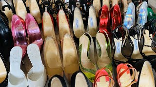 Designer High Heel Shoe Collection amp Try On 2024  Louboutin Jimmy Choo Manolos and More [upl. by Aitnecserc]