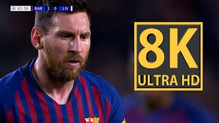 8K  Messi Free Kick Goal vs Liverpool [upl. by Palm]