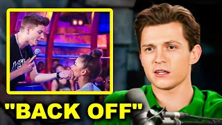 quotBack Offquot Tom Holland Reacts To Matt Rifes Attempt At Zendaya [upl. by Marvin353]