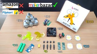 Makerbazar  Electronic Components Unboxing  cheap price project kit unboxing🤑 makerbazar review [upl. by Sahc]