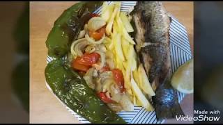 poisson au four 👍حوتة فى الفرن سمكة فى الفرنcuisine tunisienne [upl. by Eissahc]