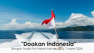 quotDoakan Indonesiaquot  Bangun Tradisi Pra Paskah hari ke  20  7 Maret 2024 [upl. by Eilssel]