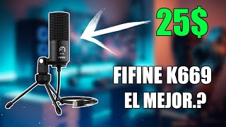 FIFINE K669EL MEJOR MICROFONO ECONOMICO [upl. by Deragon294]