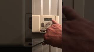 Honeywell Thermostat Battery Couldn’t find this one on YouTube [upl. by Tterab]