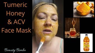 Tumeric Honey and ACV homemade Face Mask [upl. by Isis]